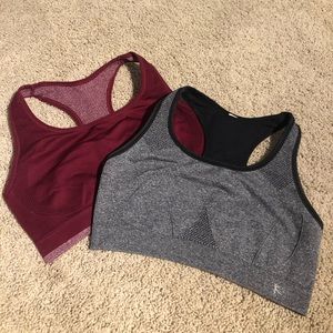 2 Danskin Reversible Sports Bras